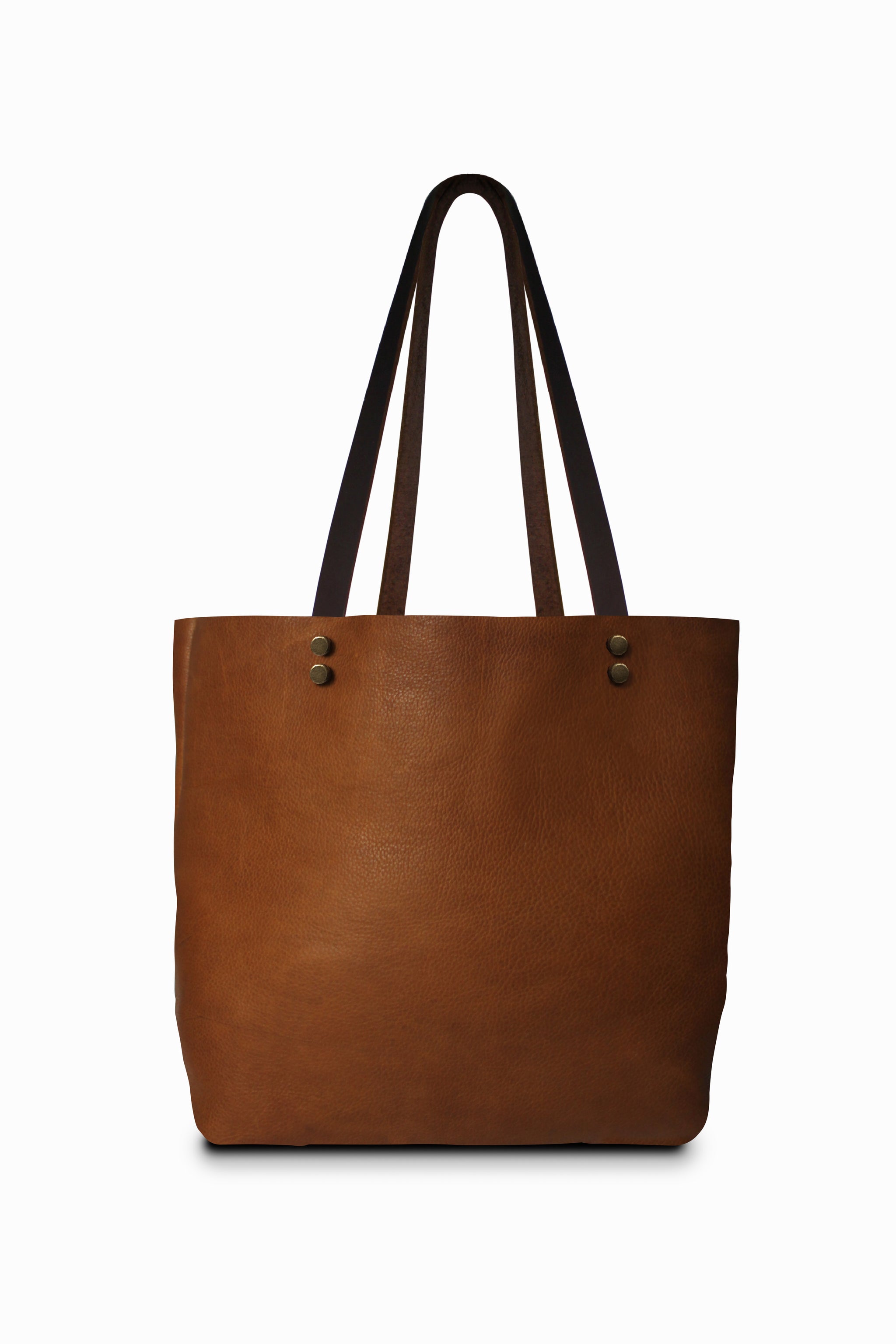 Minimalist leather store tote [SAMPLE SALE]